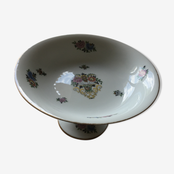 Limoges porcelain compote bowl