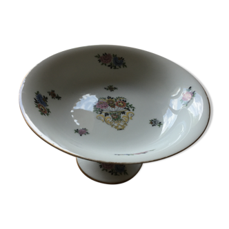 Limoges porcelain compote bowl