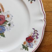 Round earthenware dish "Agreste" Sarreguemines