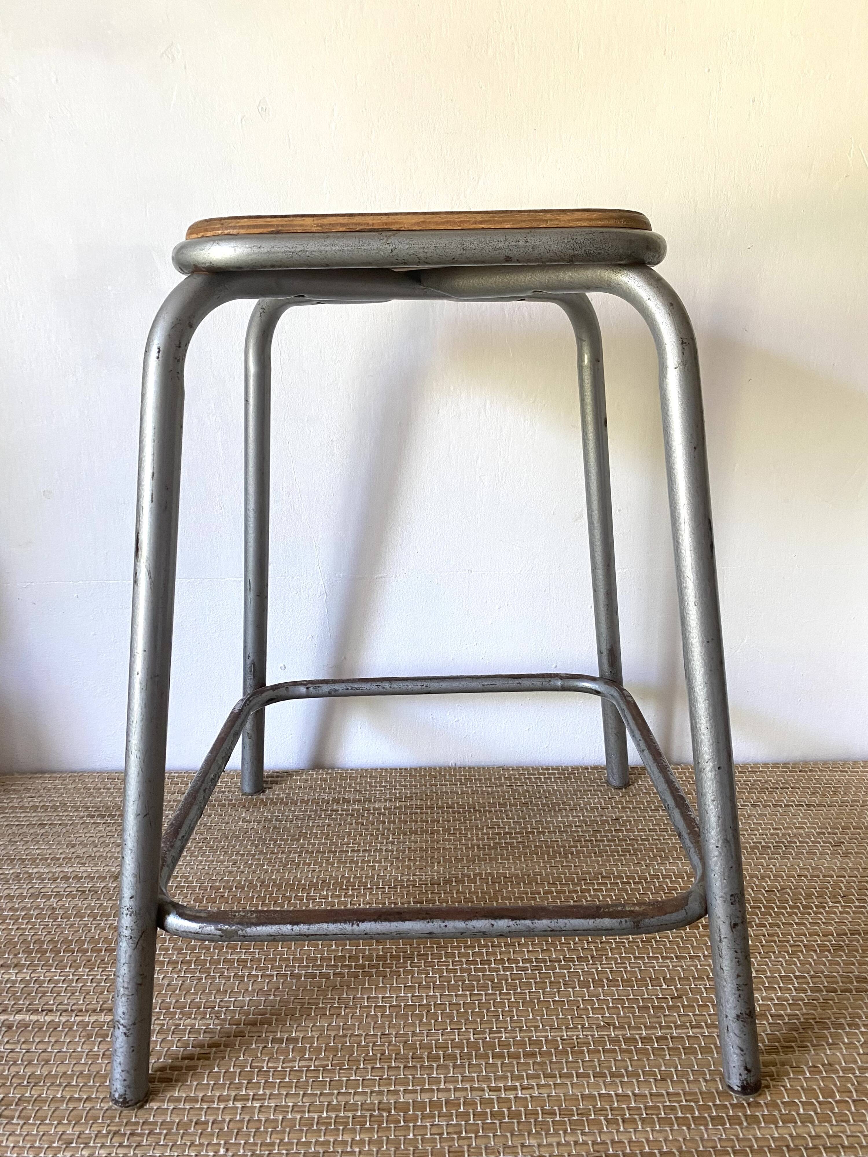 Tubular industrial stool