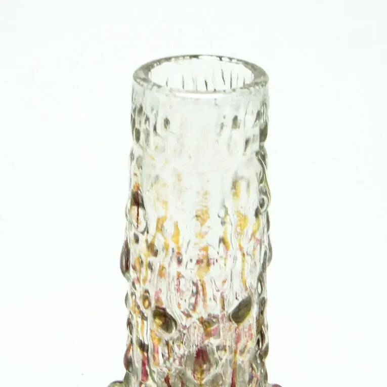 Mid-century modern vase, glass, Finland, 1970s
