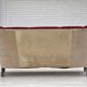 1950s, Danish 3-seater sofa, original red/beige furniture wool.