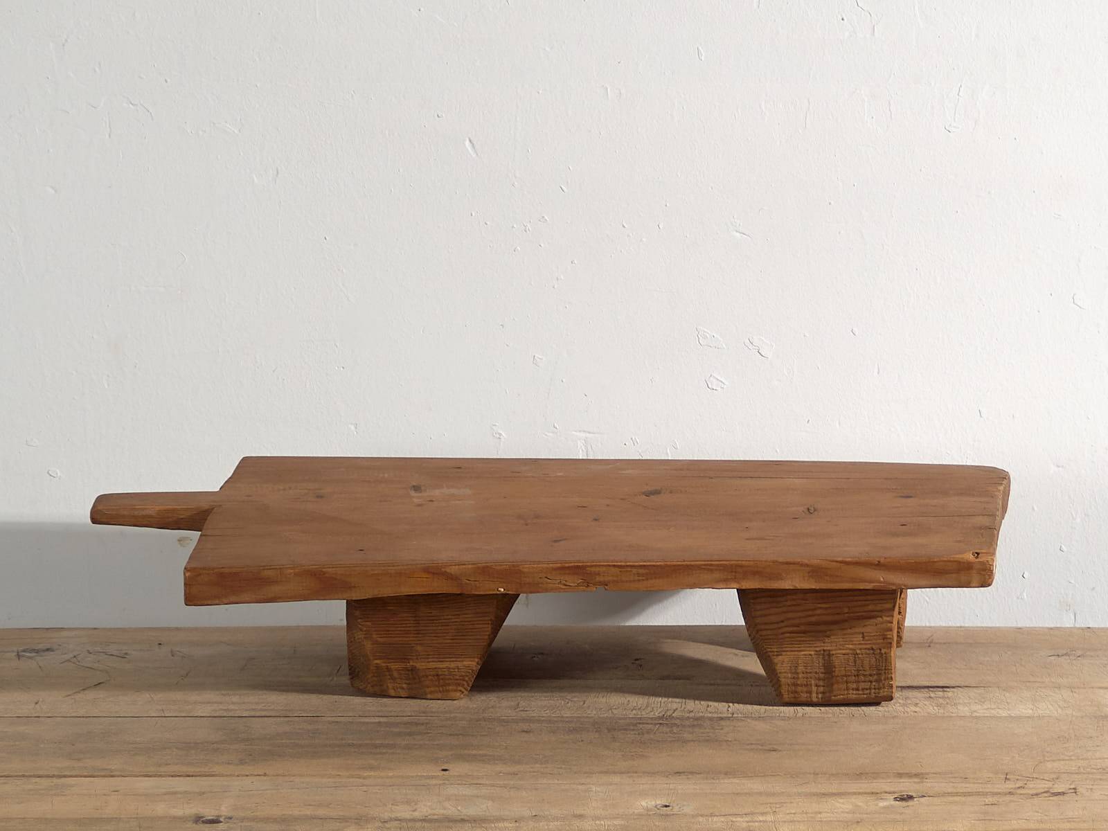 Antique solid wood side table (c.1920)
