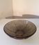 Art Deco smoked molded glass bowl signed Stella