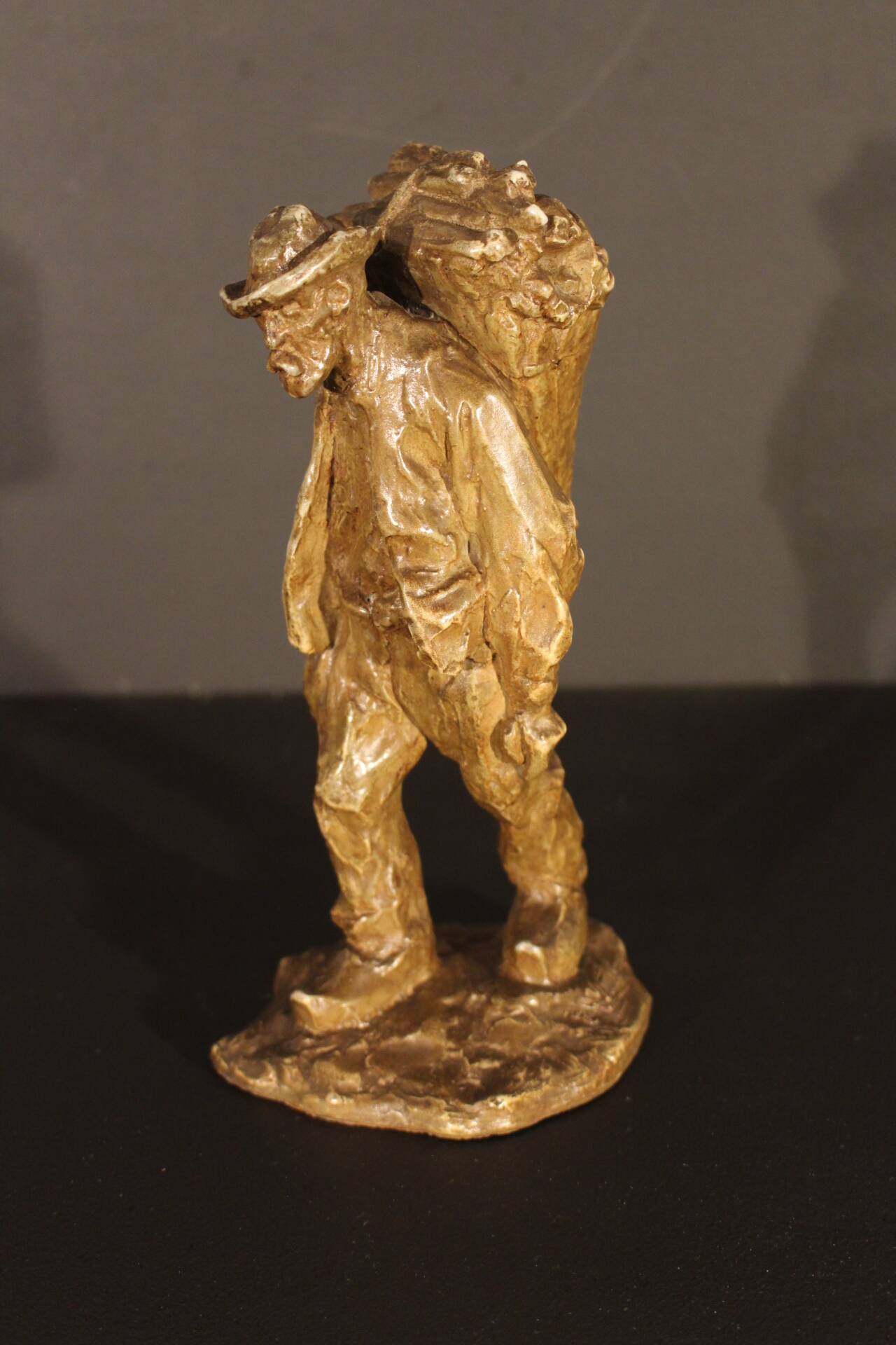 Sculpture en grès patiné de Wittmann et Mougin