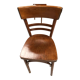 Serie de 10 chaises bistrot bois courbé