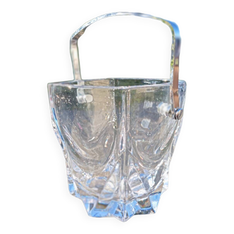 Crystal ice bucket from Sèvres, France