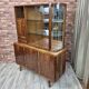 Highboard with crystal glass panels – unique, after renovation
