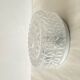 Round wall light ceiling light whitened glass porthole 1970 1980