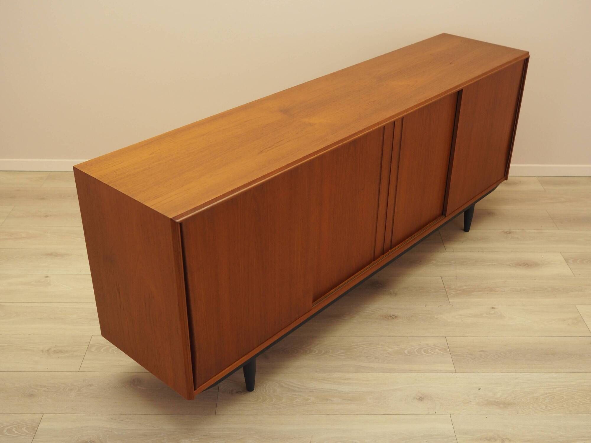 Danish teak sideboard 1960s with bar section and sliding doors