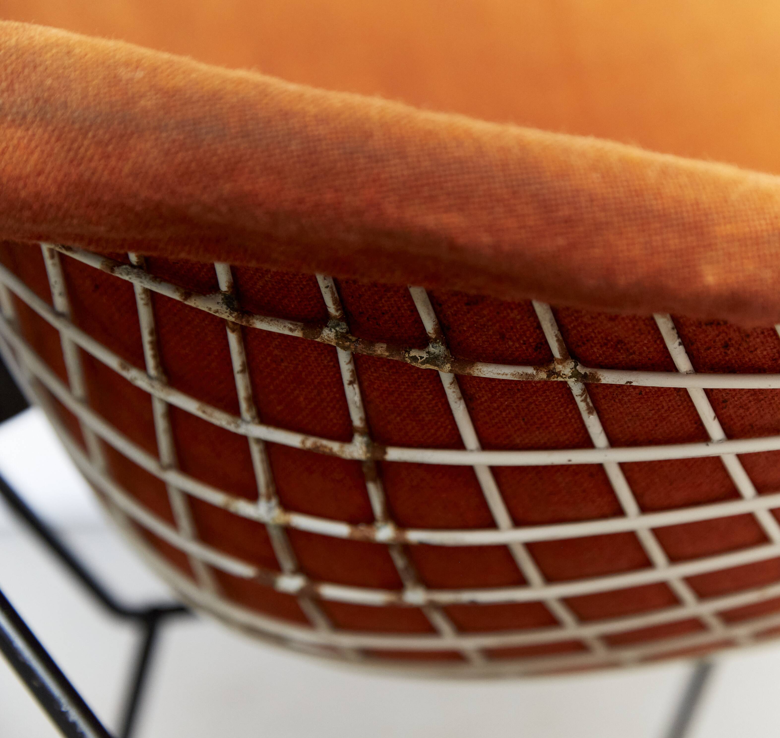 Chaise Bird et Ottoman par Harry Bertoia pour Knoll Inc. / Knoll International, années 1960