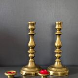 Antique candle holder with socket H24cm