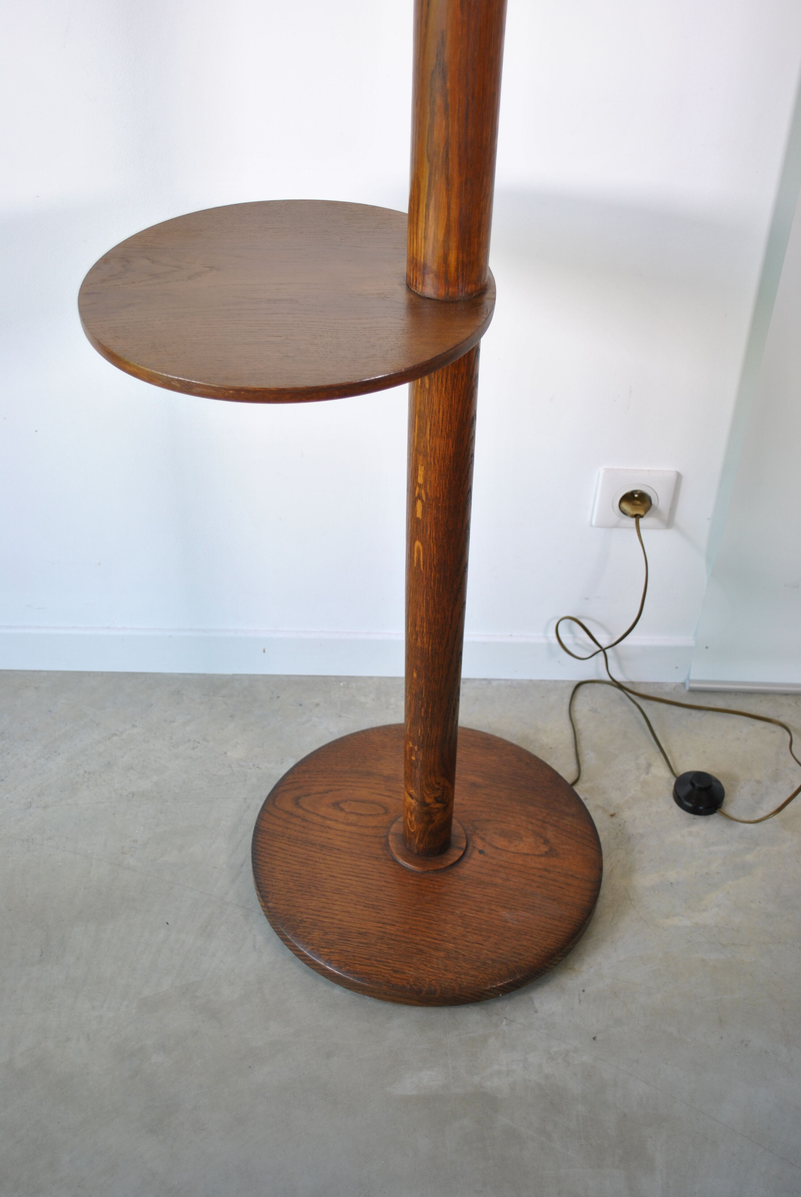 Wooden floor lamp 1960