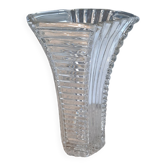Art Deco white glass vase