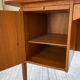 Scandinavian "boomerang" two-sided teak desk Midtjydsk Mobelfabrilk