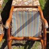6 Louis XIV chairs in beech