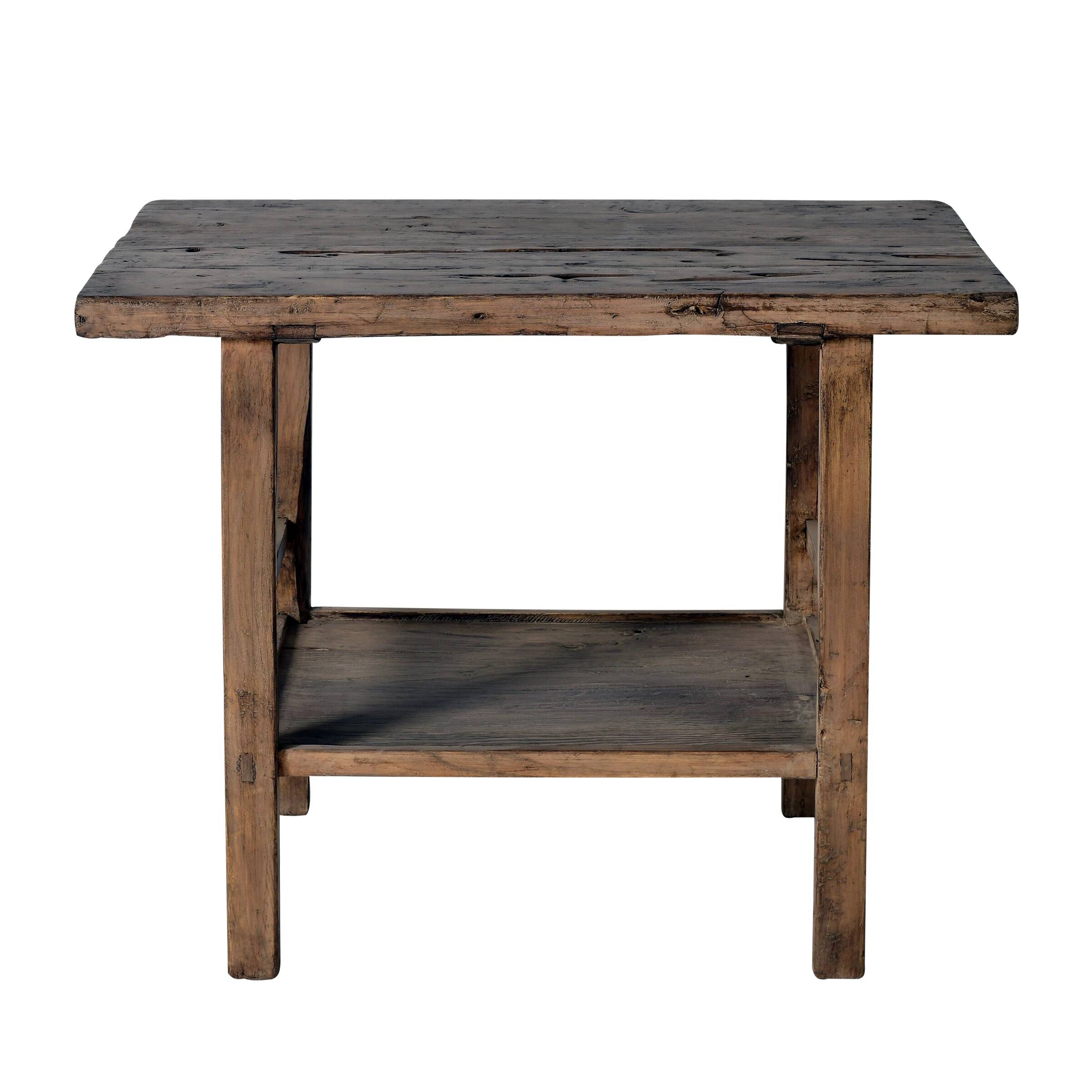 Jining - Small Chinese console in ancient elm no. 4