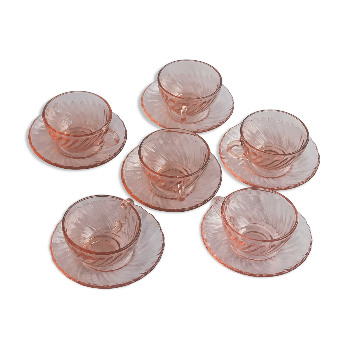 Rosaline Arcoroc coffee cups