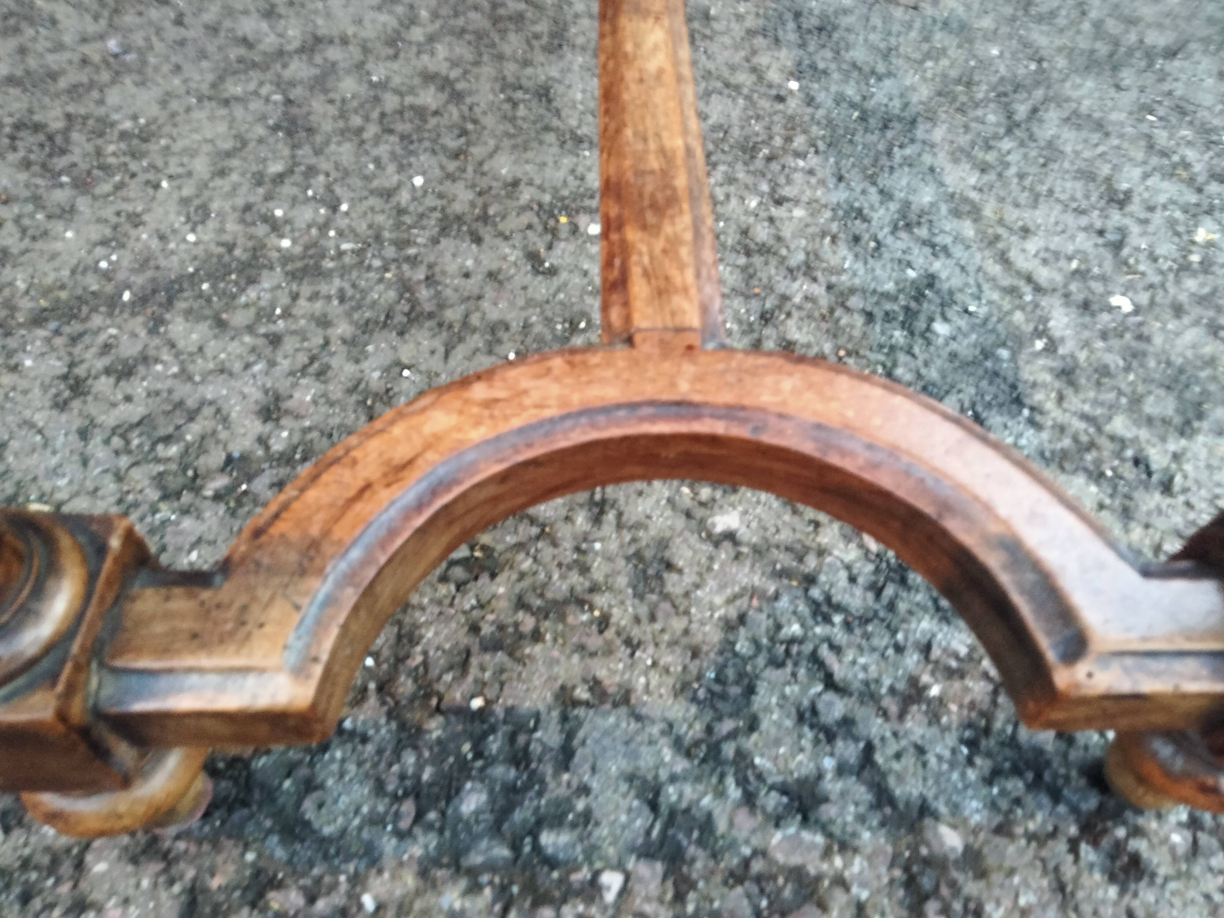 Old piano bench cannée style Louis XVl