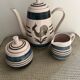 Teapot, sugar bowl, milk jug