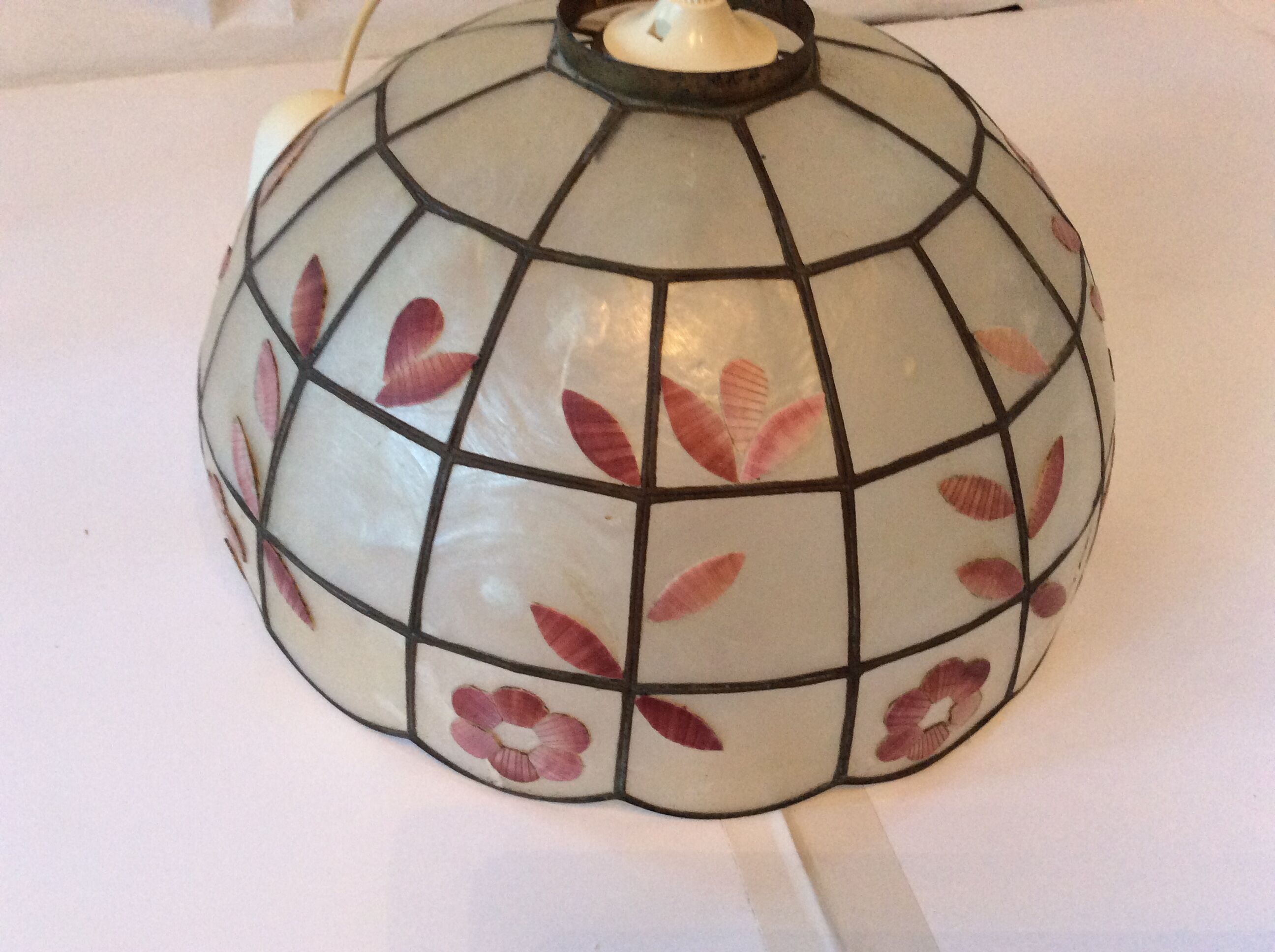 Suspension en nacre vintage