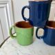 Set of 6 cups / mugs in vintage pottery