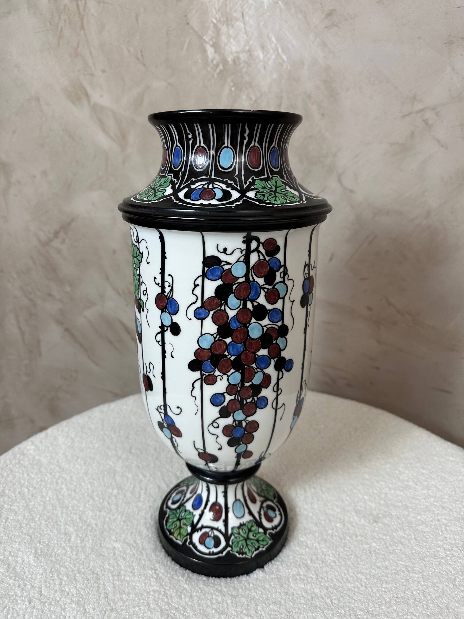 Art Deco vase signed