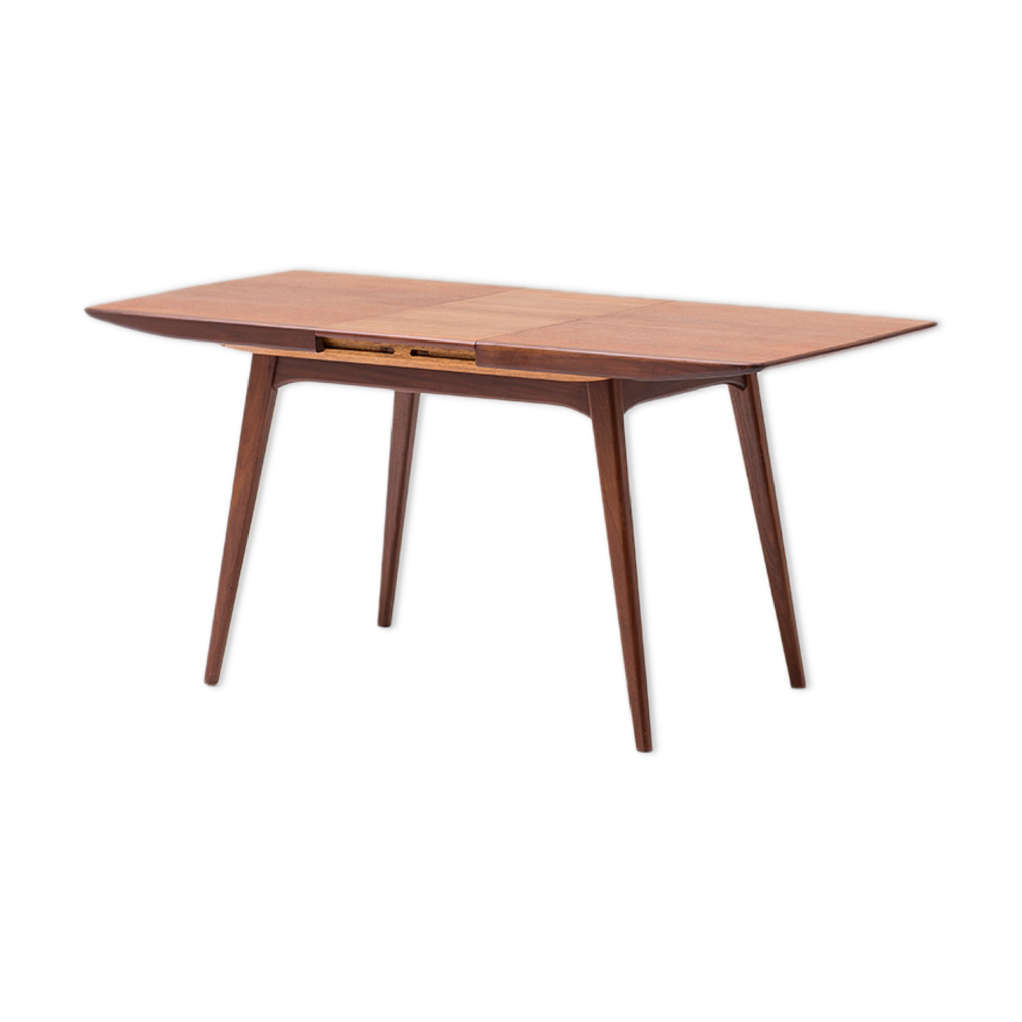Table à manger extensible par Louis Van Teeffelen pour Wébé, design hollandais, années 60