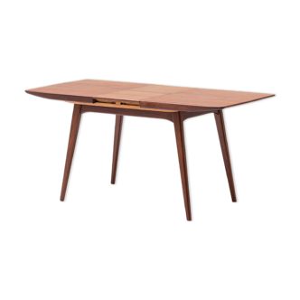 Extendable dining table by Louis Van Teeffelen for Wébé, Dutch design, 60’s