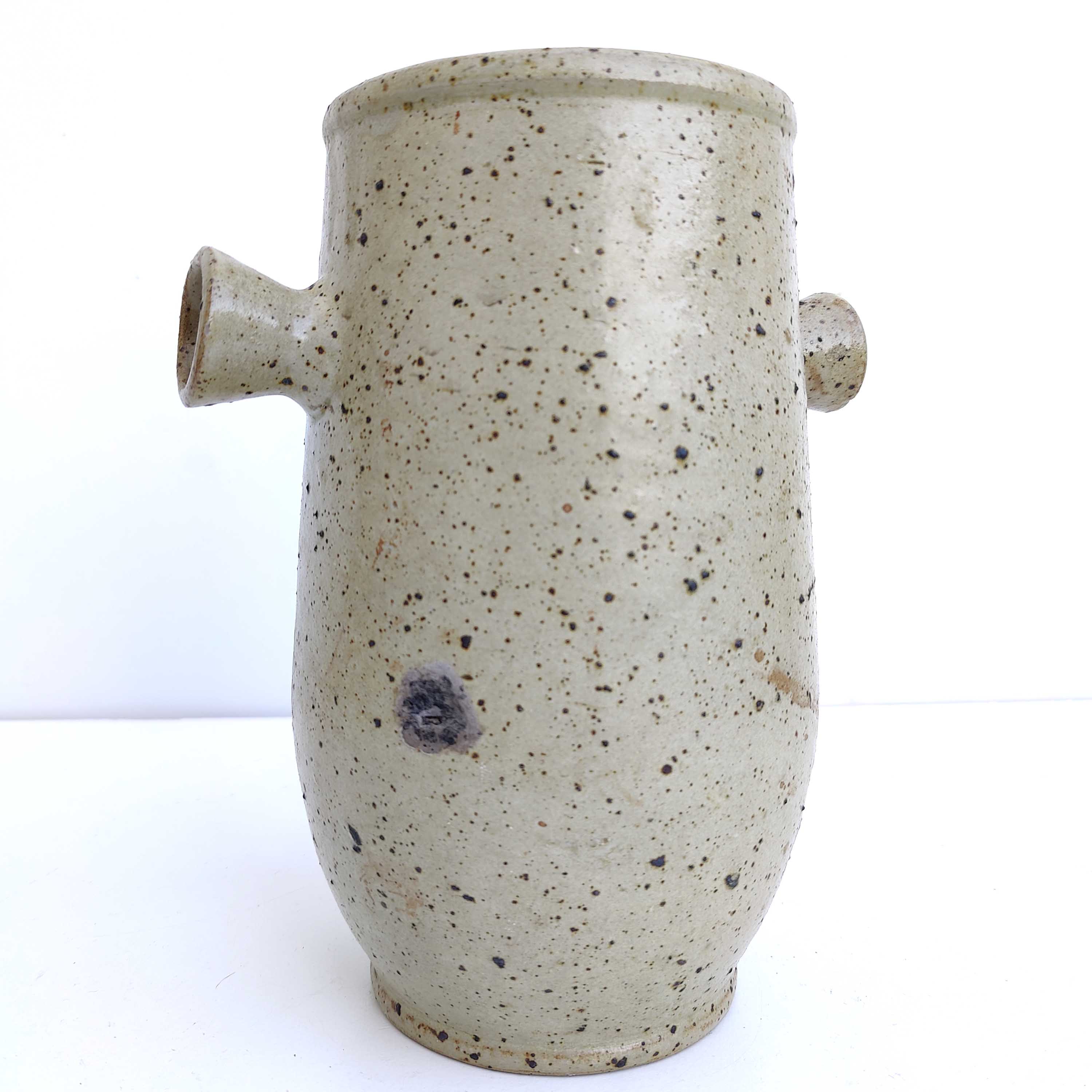 Sandstone vase signed the turnery