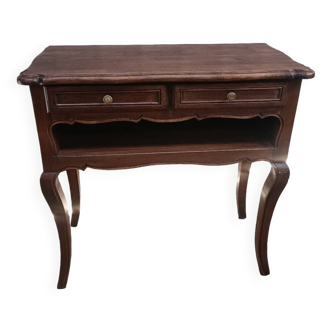 Classic oak side table or console