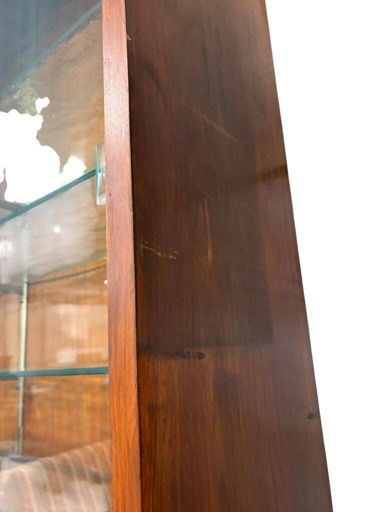 XL vintage wooden display cabinet / sideboard / wall cupboard
