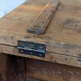 School desk with storage