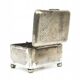 Art Deco sugar bowl, silver-plated brass, Norblin, Poland, 1920s