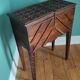 Small worker/sewing box in old carved wood