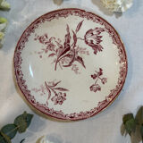 Fontanges Plate Sarreguemines