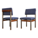 2 x Pali dining chair by Louis van Teeffelen for Wébé, 1960s