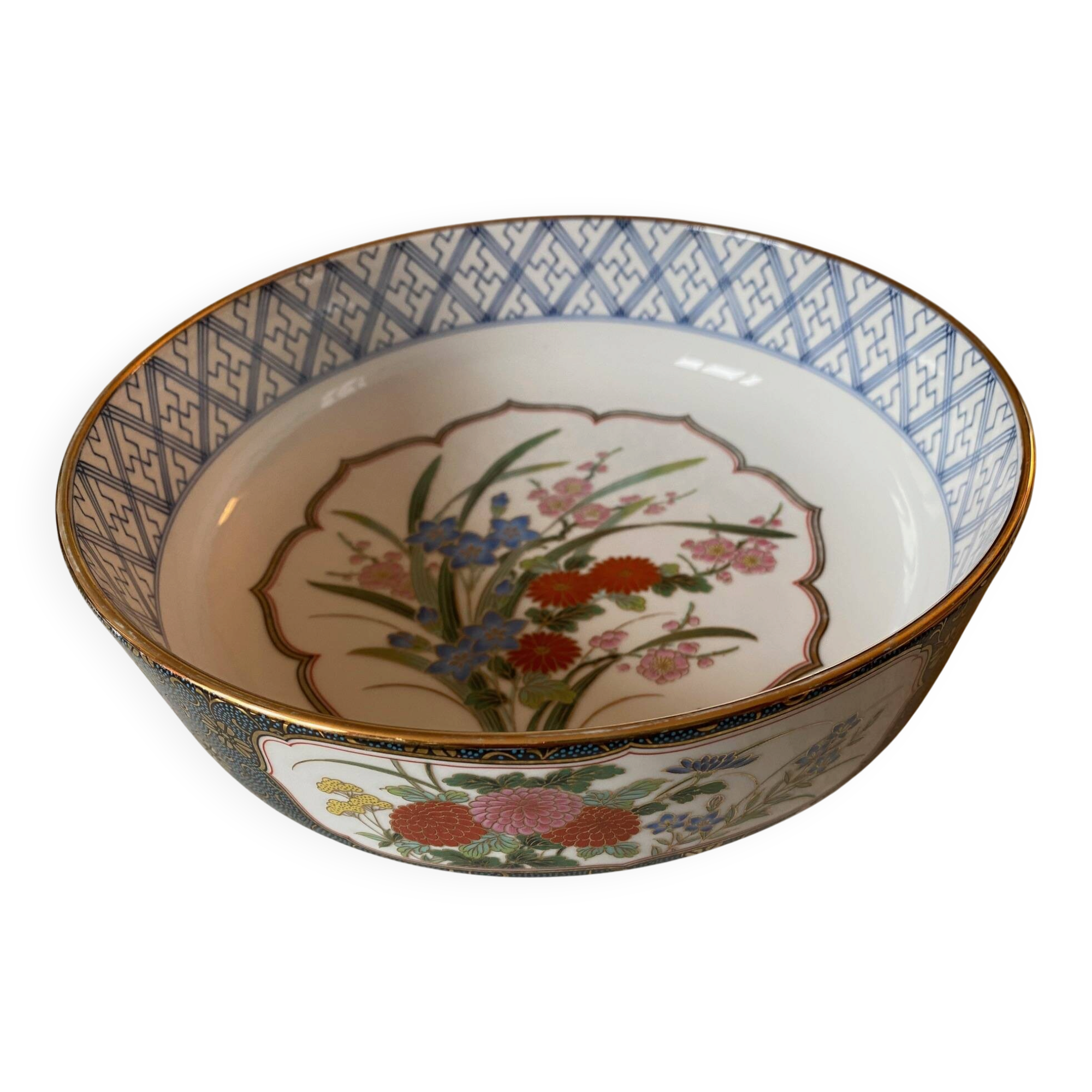 Chinese porcelain salad bowl
