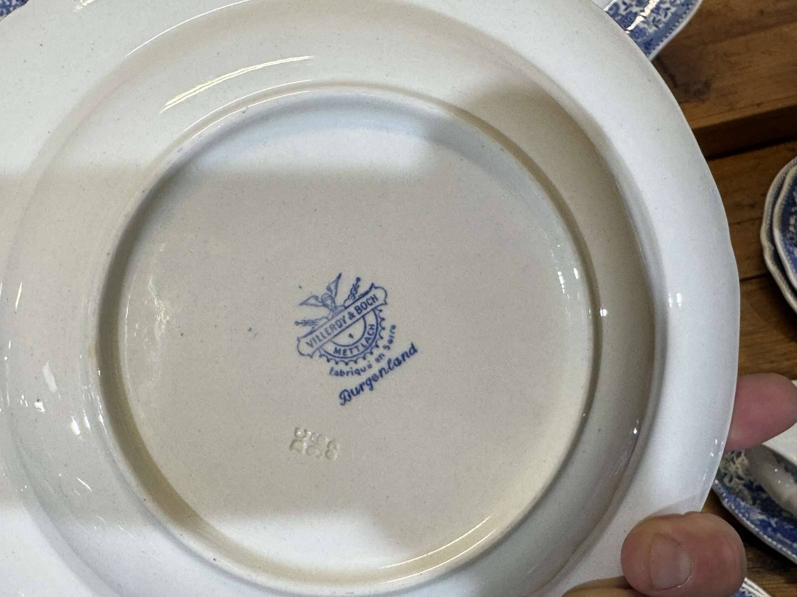 32-piece table service Burgenland decor from Villeroy and Boch.