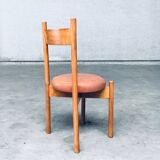 Mid-Century Modern Dining Chairs in the style of Charlotte Perriand, France, 1960s, Set of 4