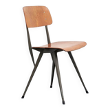 AS87 Scandinavian industrial chair, grey oak