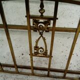 Lit art nouveau en laiton