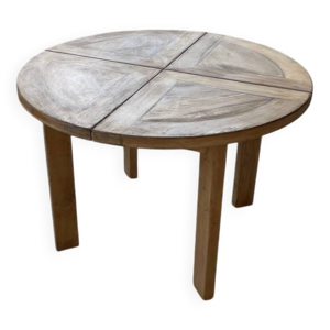 table ronde en orme Maison - regain