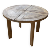 Table ronde en orme Maison Regain