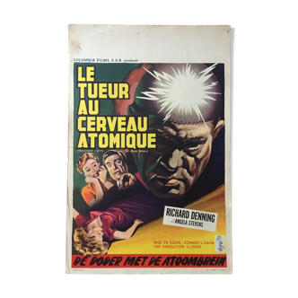 Affiche cinéma "Le Tueur au cerveau atomique" 36x54cm 1955