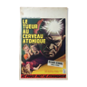 Affiche cinéma "Le Tueur au cerveau atomique" 36x54cm 1955