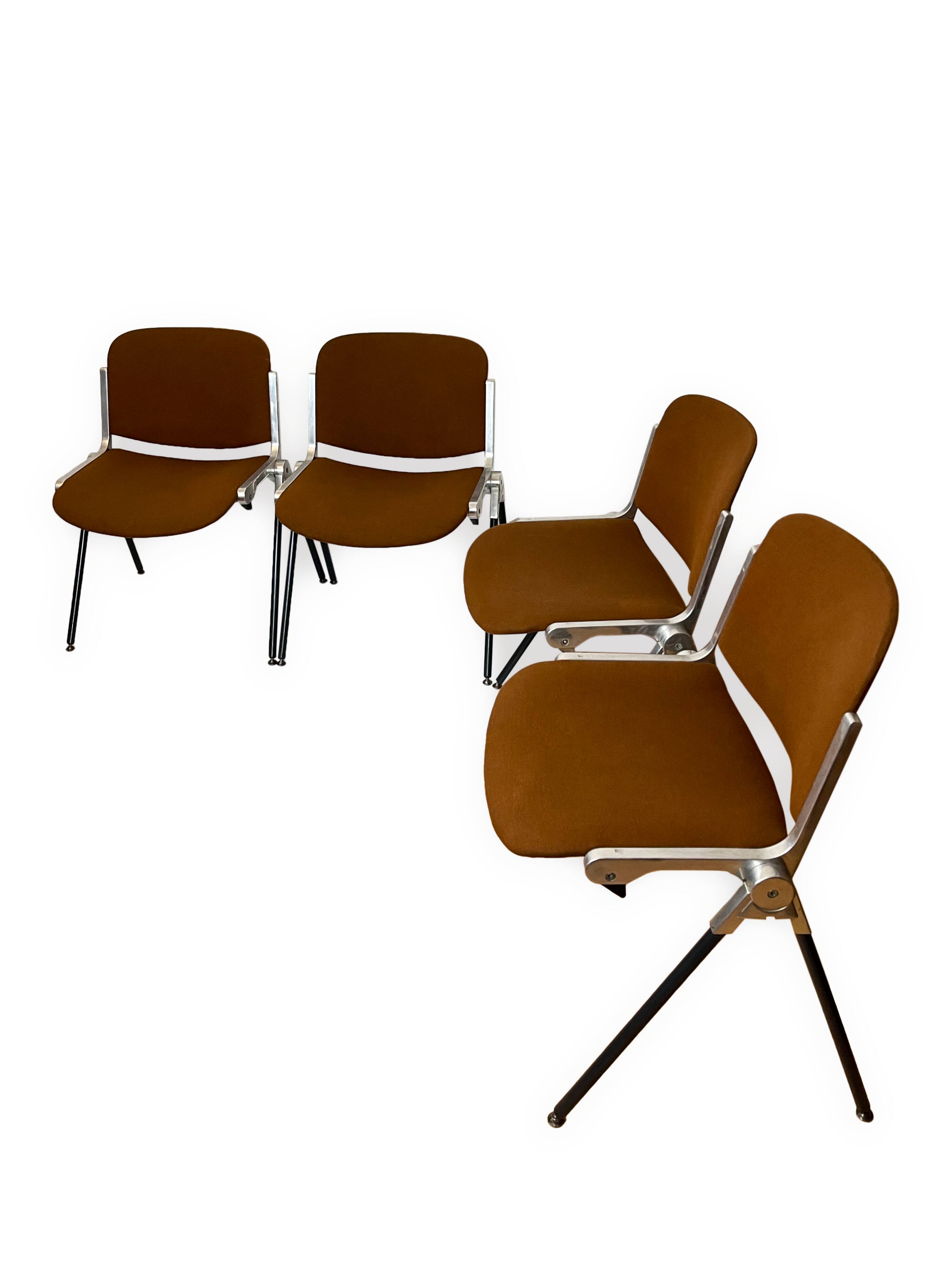 Agorà chairs designed by Paolo Favaretto for Emmegi, 1970s
