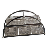 Vintage chrome appetizer or hors d'oeuvres server