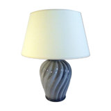 Twisted ceramic lamp