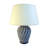 Twisted ceramic lamp